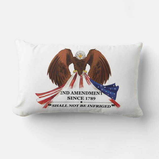 2nd Amendment  Throw Pillow (Front)