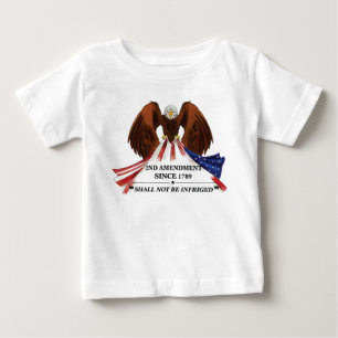 2nd Amendment  Throw Pillow Baby T-Shirt