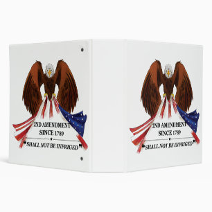 2nd Amendment  Throw Pillow Binder