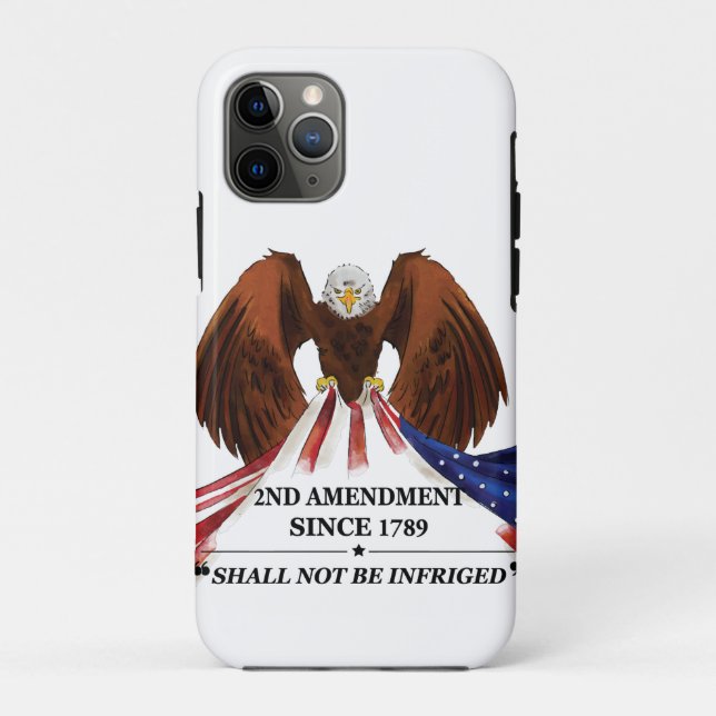 2nd Amendment  Throw Pillow Case-Mate iPhone Case (Back)
