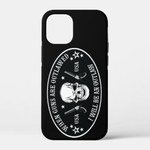 2nd Amendment  Throw Pillow iPhone 12 Mini Case