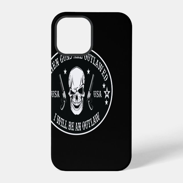 2nd Amendment  Throw Pillow iPhone Case (Back)