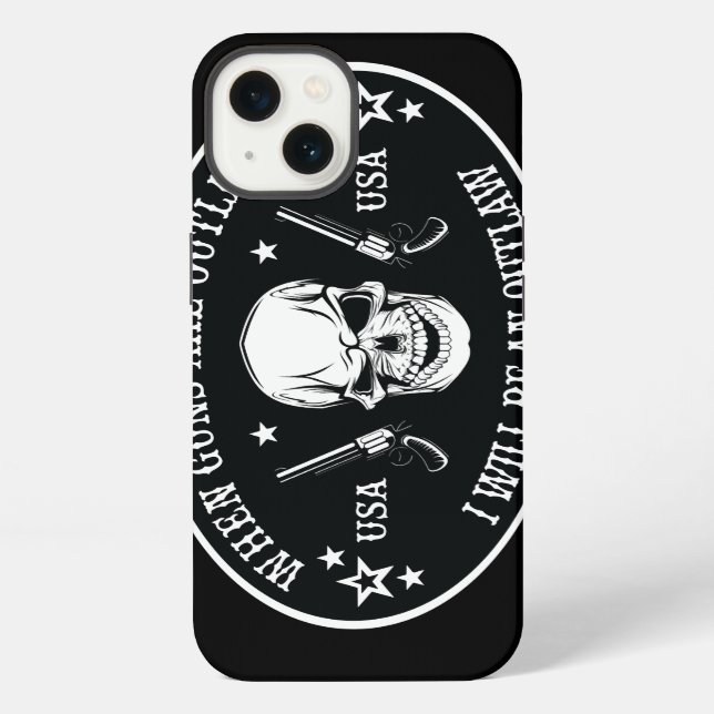2nd Amendment  Throw Pillow iPhone Case (Back)