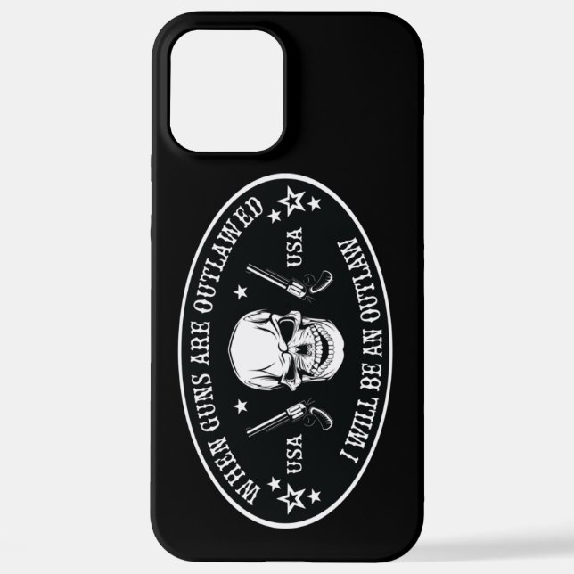 2nd Amendment  Throw Pillow iPhone Case (Back)