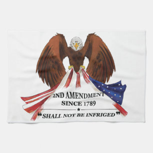 2nd Amendment Throw Pillow Kitchen Towel