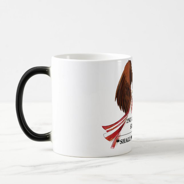 2nd Amendment  Throw Pillow Magic Mug (Left)