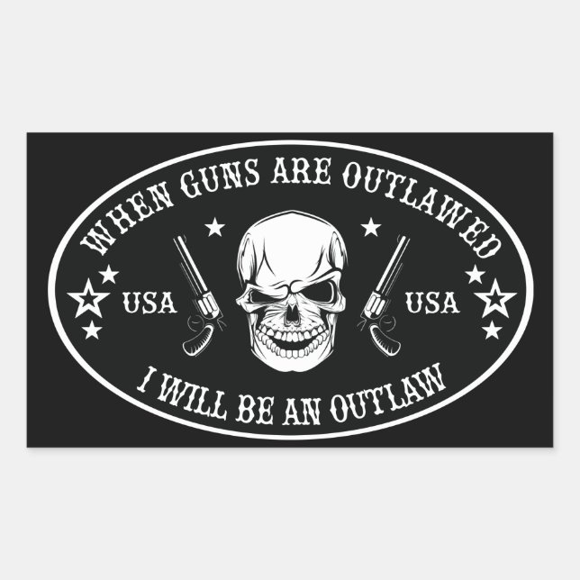 2nd Amendment  Throw Pillow Sticker (Front)