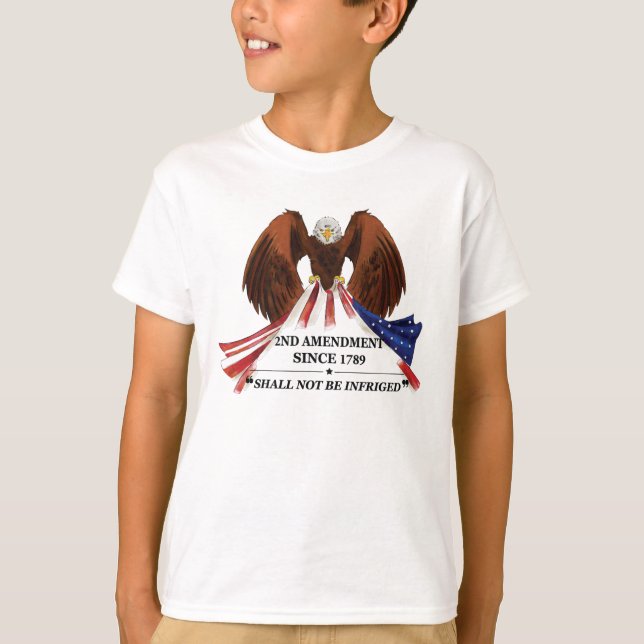 2nd Amendment  Throw Pillow T-Shirt (Front)