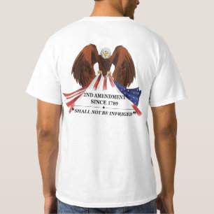 2nd Amendment  Throw Pillow T-Shirt