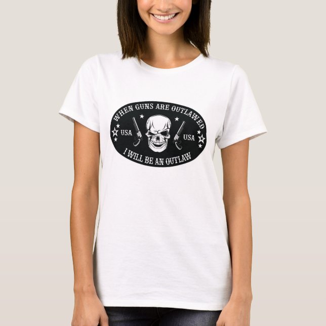 2nd Amendment  Throw Pillow T-Shirt (Front)