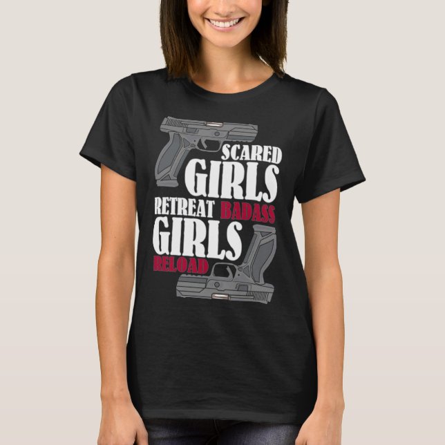 2nd Amendment Women  Second Amendment Anti Gun Con T-Shirt (Front)