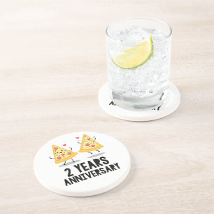 2nd Anniversary 2 Years Coaster