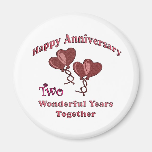 2nd. Anniversary Magnet (Front)