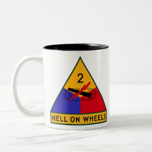2nd Armored Division Two-Tone Coffee Mug