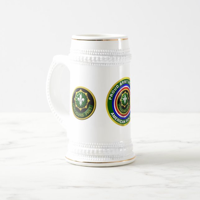 2nd Armoured Cavalry     Beer Stein (Front Left)