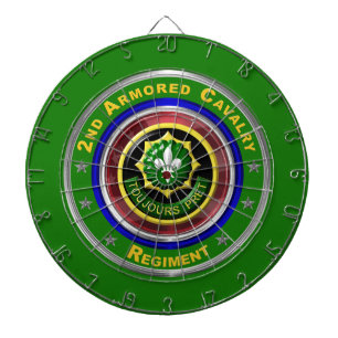 2nd Armoured Cavalry  Dartboard
