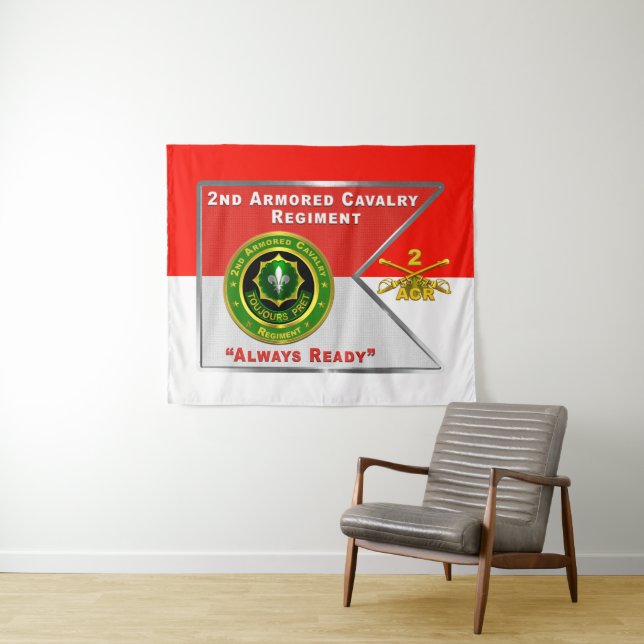 2nd Armoured Cavalry Regiment ACR  Tapestry (In Situ (Horizontal))