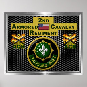 2nd Armoured Cavalry Regiment “Always Ready” Poster
