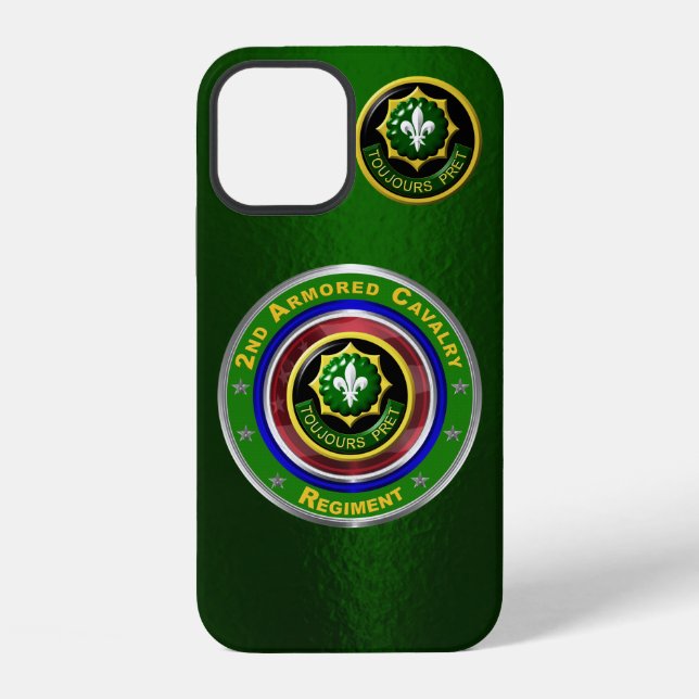 2nd Armoured Cavalry Regiment Customized iPhone Case (Back)