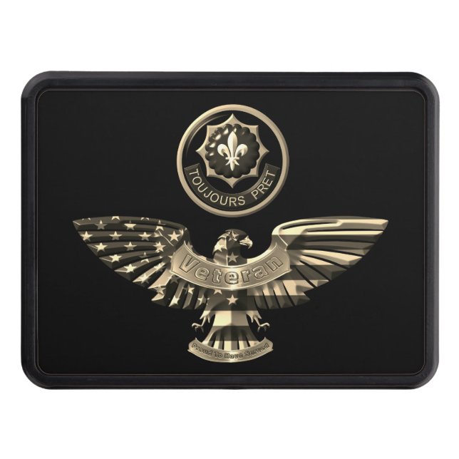 2nd Armoured Cavalry Regiment Eagle Hitch Cover (Front)