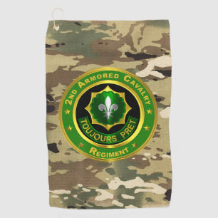 2nd Armoured Cavalry Regiment Golf Towel