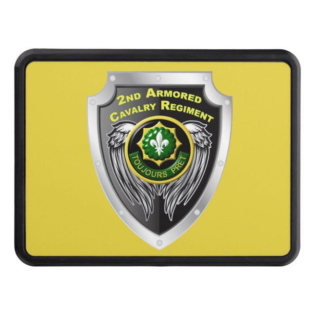 2nd Armoured Cavalry Regiment Hitch Cover (Front)