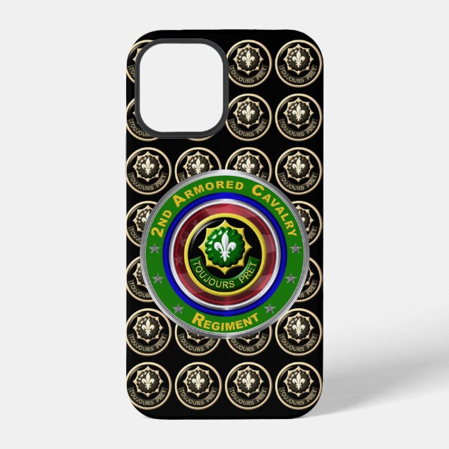 2nd Armoured Cavalry Regiment  iPhone Case (Back)