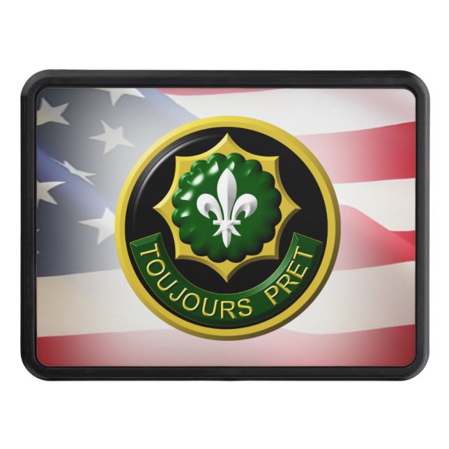 2nd Armoured Cavalry Regiment Patch Hitch Cover (Front)