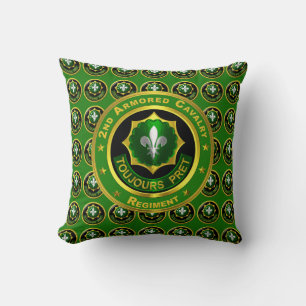 2nd Armoured Cavalry Regiment Throw Pillow