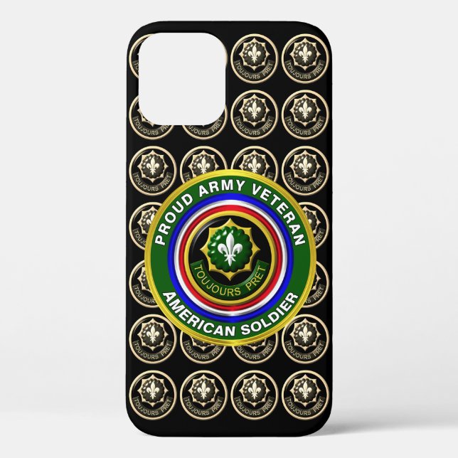 2nd Armoured Cavalry Regiment Veteran  Case-Mate iPhone Case (Back)