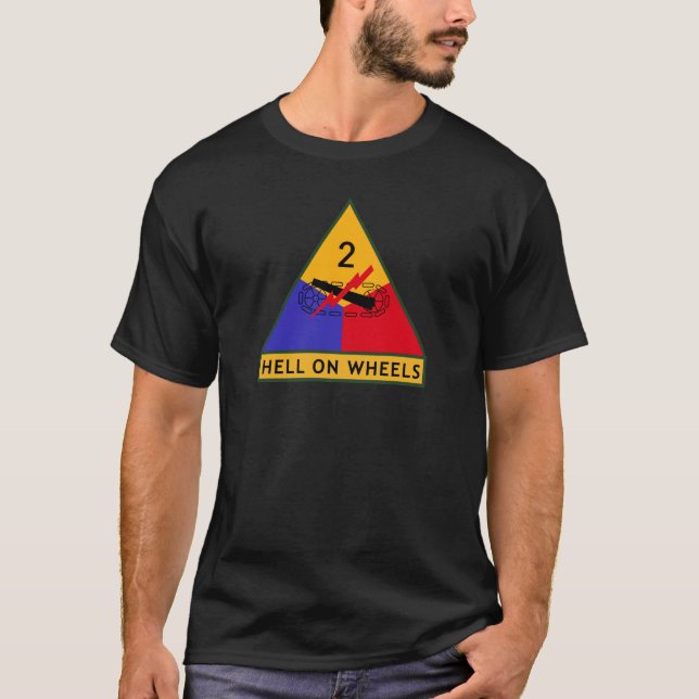 2nd Armoured Division (2nd AD) T-Shirt (Front)