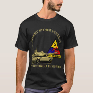 2nd Armoured Division Desert Storm Veteran Veteran T-Shirt