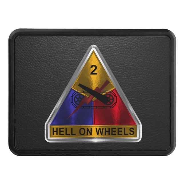 2nd Armoured Division  Trailer Hitch Cover (Front)