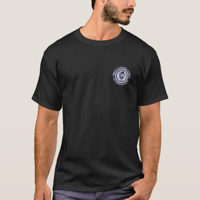 2nd Battalion 30th Infantry 10th Mountain Division T-Shirt (Front)