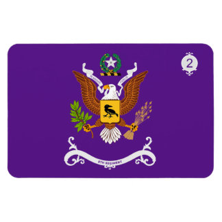 2nd Battalion 8th Regiment Battalion Flag Magnet