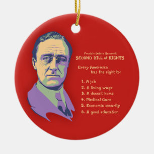 2nd Bill of Rights Ceramic Ornament