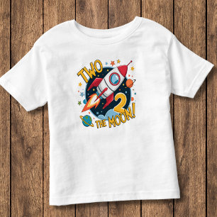2nd Birthay Two the Moon Toddler T-shirt