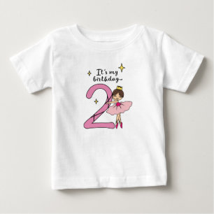 2nd birthday ballerina baby T-Shirt