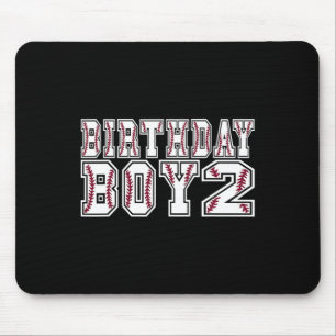 2nd Birthday Boy 2 Years Old Sell Theme Lover Part Mouse Pad