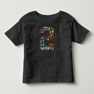 2nd birthday Bugs Insects Beetles 2 year old boys Toddler T-shirt