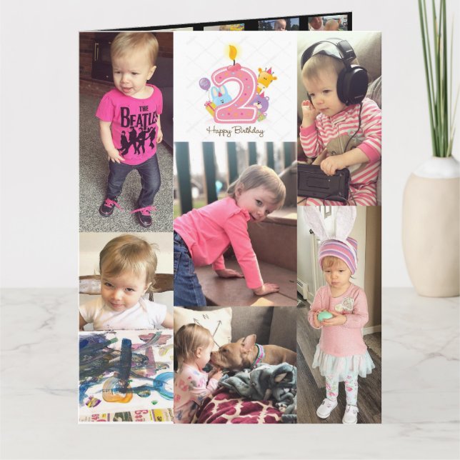 2nd Birthday Card (Front)