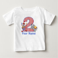 2nd Birthday Circus Personalized Shirt