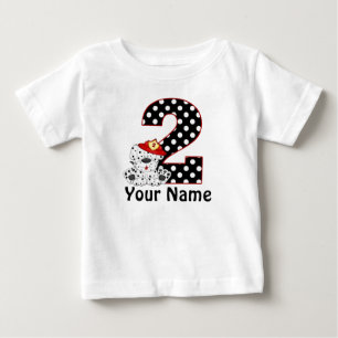 2nd Birthday Dalmatian Personalized T Shirt