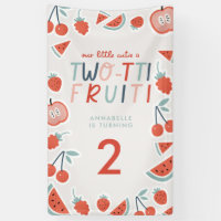 2nd birthday fruit red summer children's party