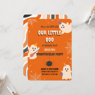 2nd Birthday Halloween Invitation