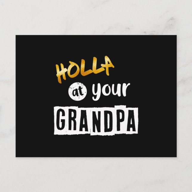 2nd Birthday Hip Hop Theme Two Legit To Quit Announcement Postcard (Front)