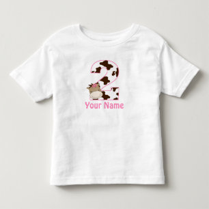 2nd Birthday Horse Girls Personalized Shirt