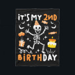 2nd birthday kids funny skeleton 2nd birthday fleece blanket<br><div class="desc">2nd birthday kids funny skeleton 2nd birthday halloween boys</div>