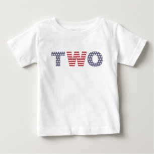 2nd Birthday Party Clothes Photo Prop, 4th Of July Baby T-Shirt