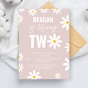 2nd Birthday Party Supplies For Boys Girls Kids Invitation